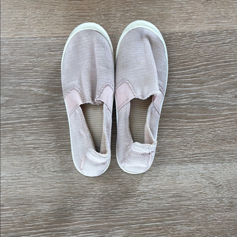 Roxy Pink Sneakers Casual Slip-On